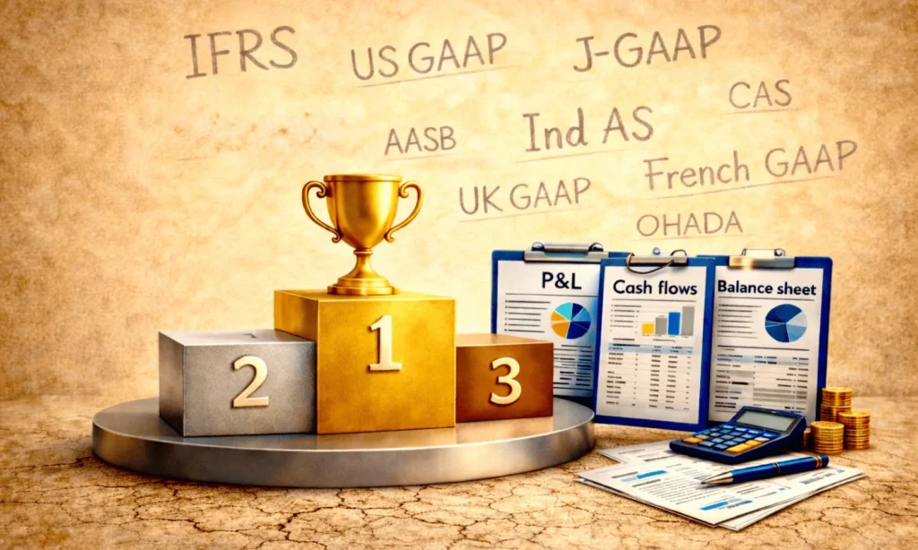 Top 5 des référentiels comptables les plus utilisés en consolidation