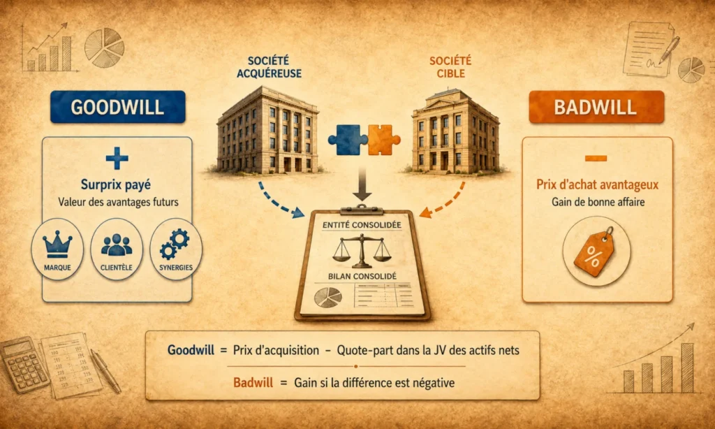 Goodwill (écart d’acquisition) en consolidation