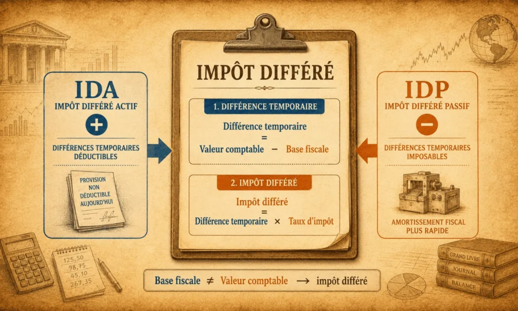 Comment fonctionne le mécanisme des impôts différés en consolidation ?