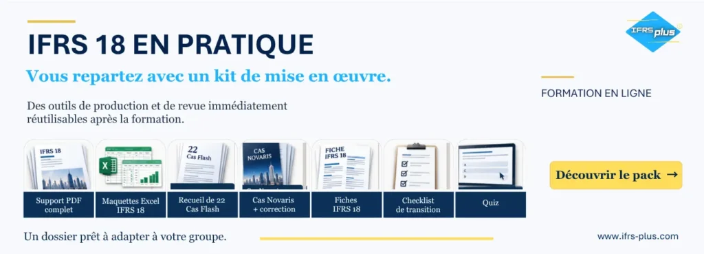 IFRS 18 - Formation pratique