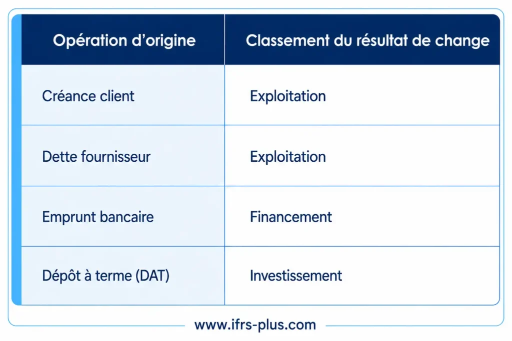 Résultat de change sous IFRS 18