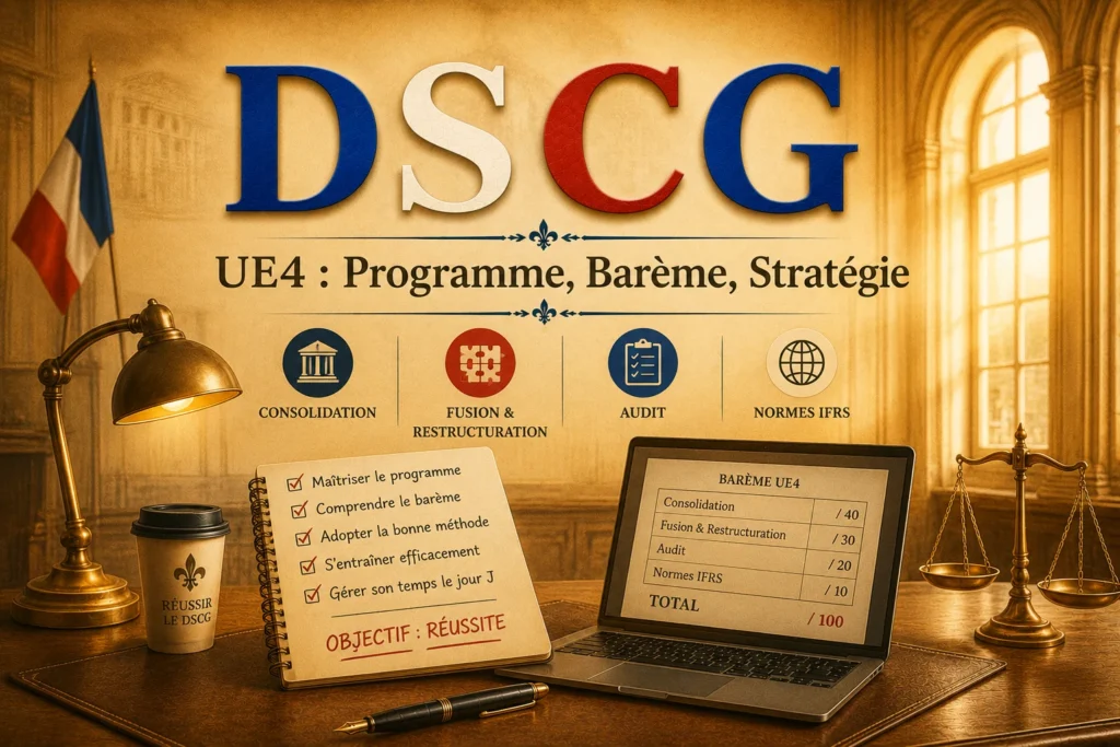 DSCG UE4 2026 : programme, barème et stratégie pour réussir
