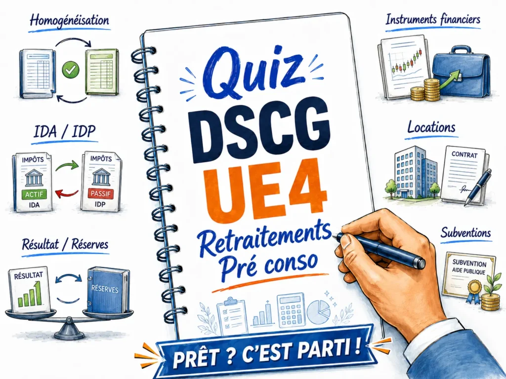 QCM Préconsolidation et Retraitements IFRS