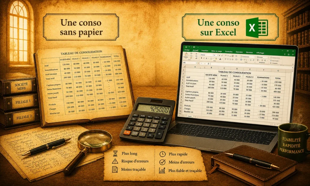 Consolidation des comptes sans logiciel : est-ce possible ?