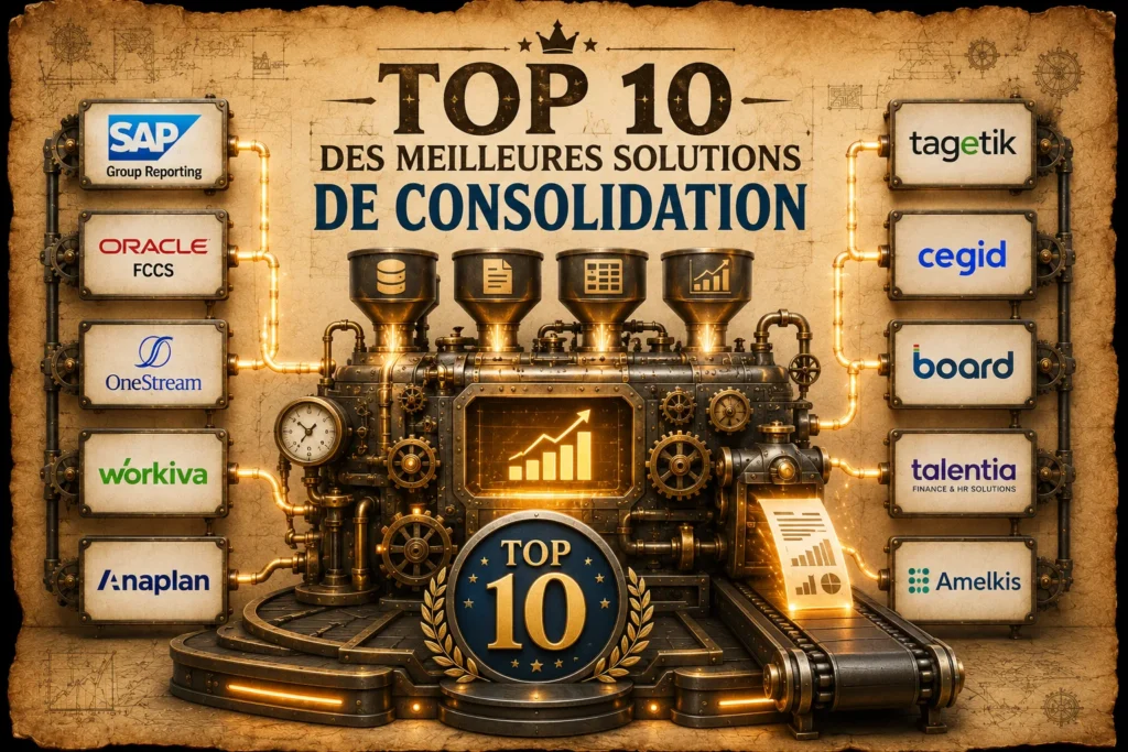 Logiciels de consolidation financière : comparatif 2026